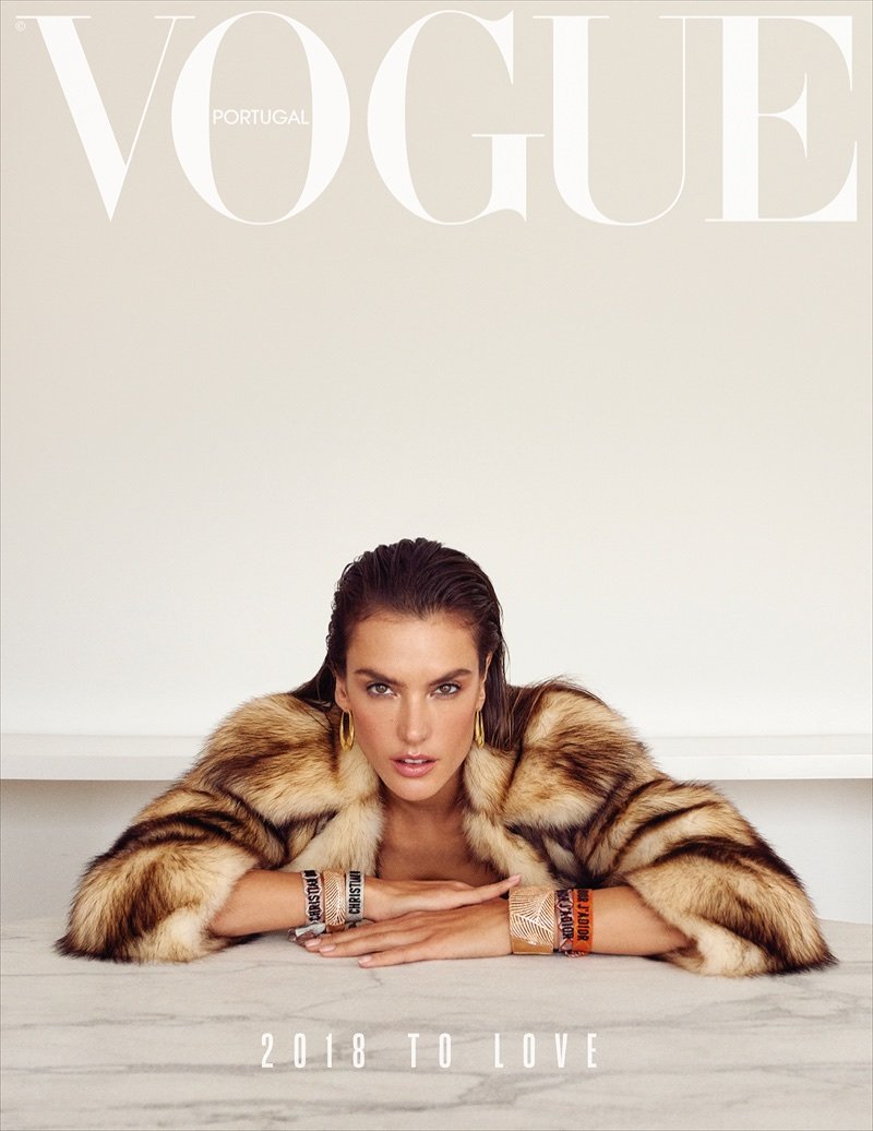 Алессандра Амбросио Vogue Portugal сэтгүүлд зориулж арав гаруй үслэг хүрэм сольж өмслөө (фото 3)