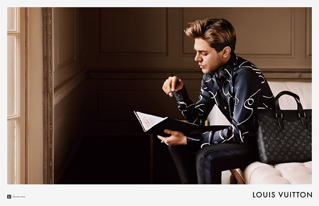 Ксавье Долан Louis Vuitton-ы намар-өвлийн сурталчилгаанд (фото 1)