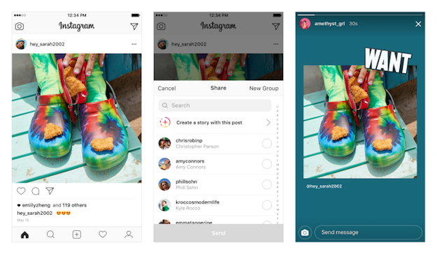 Instagram дахь шинэчлэлтүүд: Бусдын постыг share хийх боломжтой боллоо (фото 1)