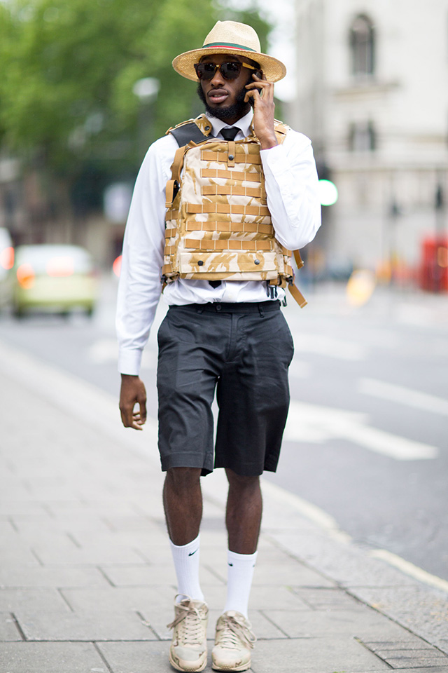 Лондон дахь эрэгтэй загварын долоо хоног, хавар-зун 2016: street style. Нэгдүгээр хэсэг (фото 3)
