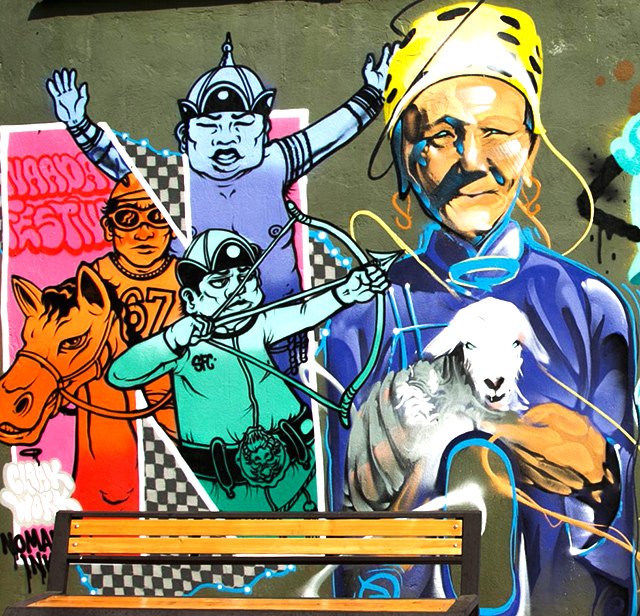 "Номадинк" наадмаас Улаанбаатарт бэлэглэсэн шинэ граффитинууд (фото 23)