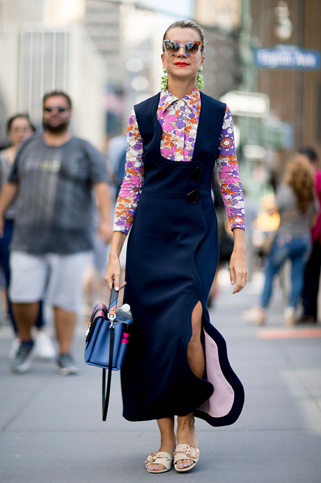 Нью-Йоркийн загварын долоо хоногийн зочид юу өмсдөг вэ: Street Style. Зургаадугаар хэсэг (фото 5)