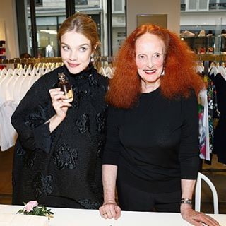 Last night at @colette at the launch of the new catty perfume by my dear @therealgracecoddington Look out for the cutest tee's too   