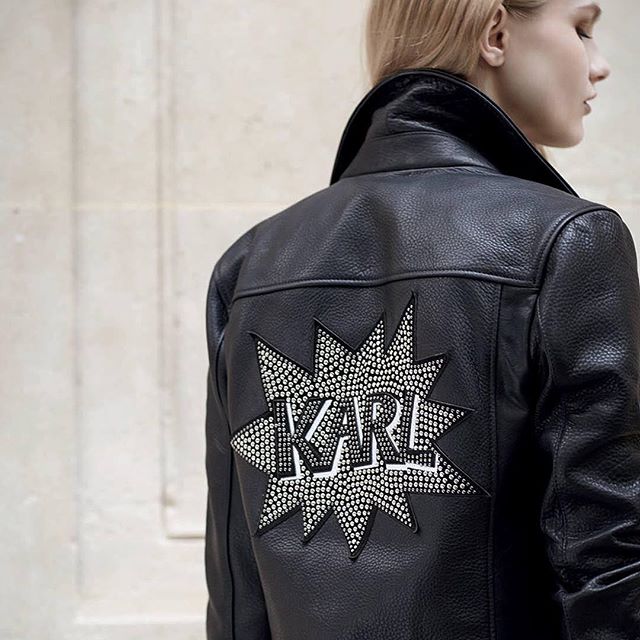 Our Ikonic Odina Biker Jacket gets an exclusive KARL twist this season.  
Sign-up to be the first to know when it hits stores. Link in bio    #KARLLAGERFELD