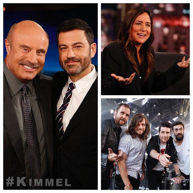Tonight on #Kimmel @DrPhil, @PamelaAdlon #BetterThings, music from @BastilleDan #WildWorld, we cover the #AppleEvent, #HowzItMizzade with @SnoopDogg & Cousin Sal officially ends summer