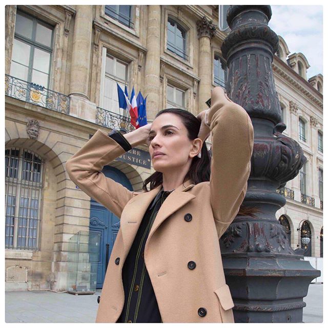 #Valentino crombie coat and #Celine chemise for #VogueSpain #sweaterweather #autumn  : @fepinheiro