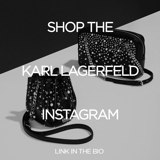 SEE. LIKE. SHOP.   You can now click and shop our Instagram feed. Link in the bio to discover   #KARLLAGERFELD