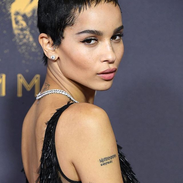One of our favourite #beauty looks and #hair transformations ever - #ZoeKravitz at the #Emmys #Buro247Singapore
