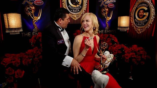 @IamGuillermo s full report from the #Emmys TONIGHT! #SneakPeek #PiggyBackToBack #tequila #NicoleKidman @OfficialJLD