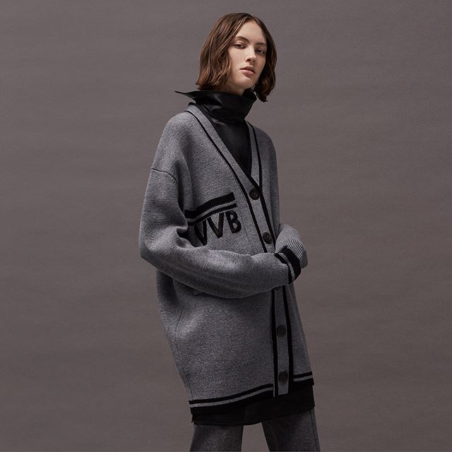 Find your new September uniform with collegiate style knits and soft grey tailoring from #VVBAW17 now in stores and online x VB victoriabeckham.com #VBDoverSt