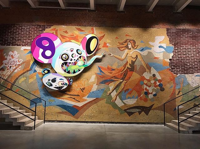 An incredible exhibition not to be missed in Moscow's @garagemca by @takashipom titled  Under The Radiation Falls . Bravo @mamasinthebuilding for this another milestone for the museum     