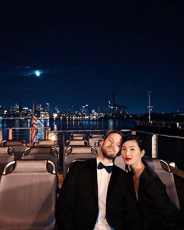 New York at midnight   Thanks for the rare couple photo @zara_wong  