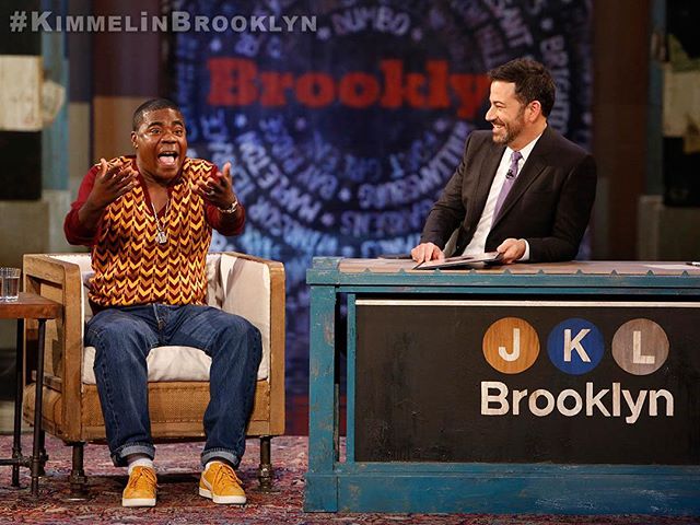 Indestructible actor, comedian & Brooklyn-born American treasure @RealTracyMorgan! #KimmelinBrooklyn