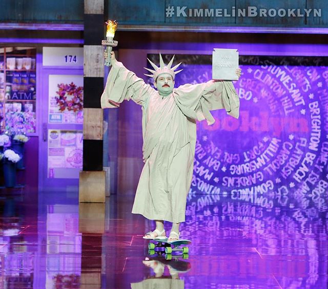"God Bless America! God Bless Brooklyn!" - @IamGuillermo #KimmelinBrooklyn