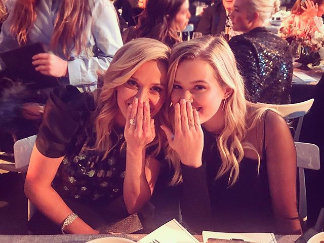 Look! It's Legally Blonde and the sequel, literally. Congrats to @reesewitherspoon (and her mini me @avaphillippe too) on winning last night's WSJ Innovator award.          I wrote the cover story on the feminist filmmaking pioneer, on stands Saturday!