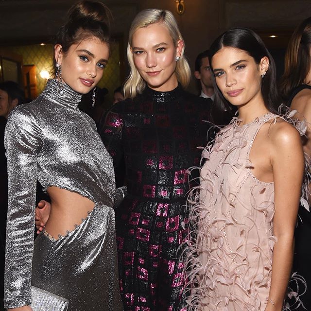 #TaylorHill, #KarlieKloss and #SaraSampaio attend the #CFDA/#Vogue Fashion Fund Awards in #NYC #Buro247Singapore