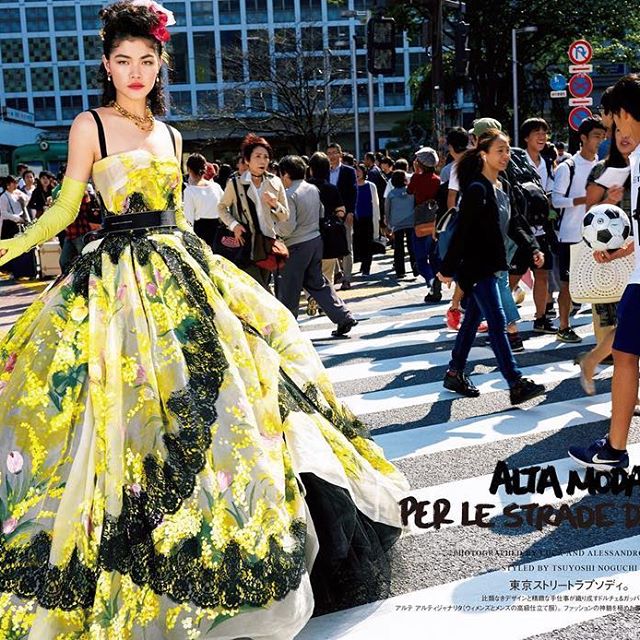 New editorial @voguejapan by @morellibrothers Alta Moda Tokyo by @dolcegabbana styled by @saori_vj