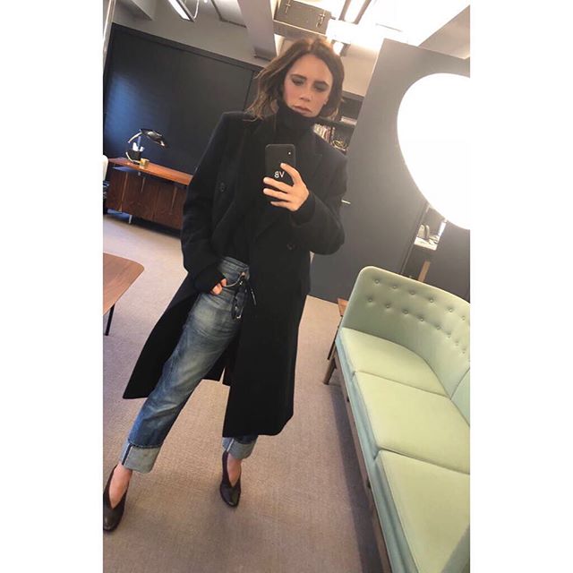 Keeping warm in the office today in my favourite #VBAW17 coat! x VB