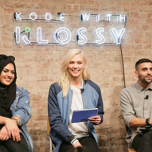Last night we brought together some of the brightest minds working at the intersection of tech, fashion and media. We discussed innovation, the importance of diversity, sources of inspiration & more. Best of all, we shared it with an audience of @KodeWithKlossy scholars. This is just a little of what makes the magic of Kode With Klossy. Thank you @calvinklein and @amazonfashion for creating space for this conversation.  