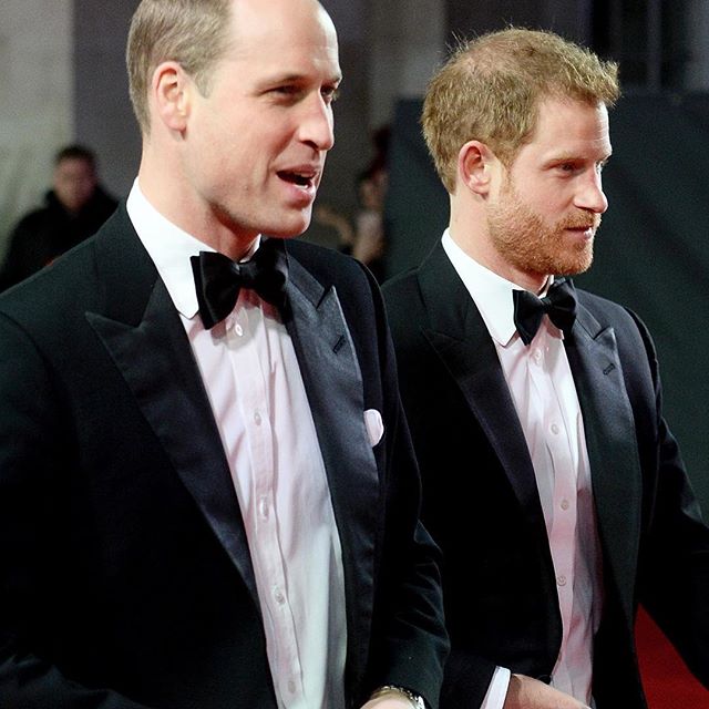 #PrinceWilliam and #PrinceHarry (rumoured #Stormtroopers) attend the premiere of #StarWarsTheLastJedi in #London #Buro247Singapore