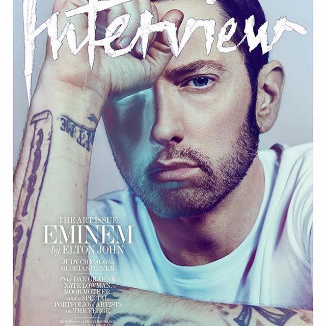#Repost @art8amby (@get_repost)
   
#Eminem is the #December2017/#January2018 #cover star of #InterviewMagazine shot by #CraigMcDean with styling by #AlastairMcKimm #art8amby #art8ambygram #art8ambynews #art8ambycover