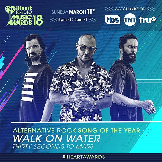 Thx for the two nominations!!! Our  tribute to the greats  cover  #WalkOnWater are nominated at this year s @iHeartFestival Awards!!      Tag #TributeSong  #BestCoverSong  #iHeartAwards to vote here on IG   