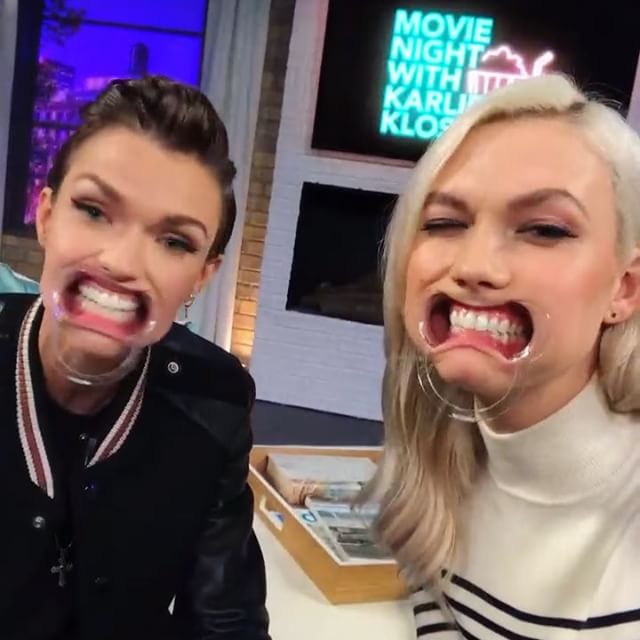 Second episode of #MovieNightWithKarlie airs tonight! Come watch Finding Nemo with @rubyrose and @kaiagerber at 8:30/7:30c on @Freeform        