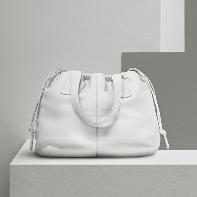 The Helmet Bag. Available now in an array of colours at victoriabeckham.com and at 36 Dover Street, London. #VBPreSS18 #VBDoverSt