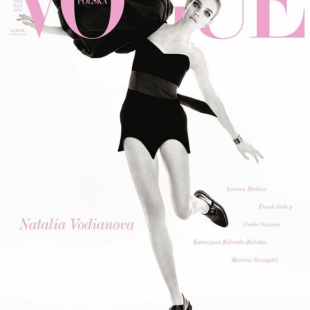 Love my @vogue.polska  Thank you #malgosiabela and @christian_macdonald_studio, @odilegilbert_official,  @petros_petrohilos @verodidry  for styling, hair and make up for my beautiful cover story    