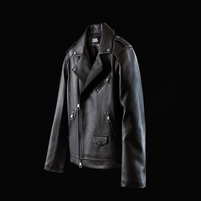 It s all about black leather jacket for women and men. Shop both of collection on KARL.com ! #KARLLAGERFELD