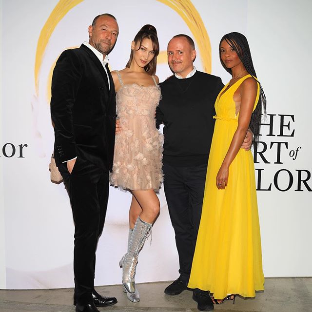 As the international face and ambassador of Dior makeup I am honored to be at our last @diormakeup #TheArtOfColor exhibition. 6th country. Thank you to these three amazing, hard working, kind, incredible people for all of the hard work you put into making this the best on earth. We have so much more to do but I am so lucky I get to spend it with you. Thank you       @peterphilipsmakeup @jeromepulis @fannybourdettedonon I love you   