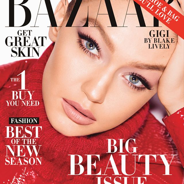 Very excited to be your May cover girl @harpersbazaarus !!! Thank you so much @glendabailey      big love to the whole team @marianovivanco @erinparsonsmakeup @joannahillman @nailsbymei @joeygeorge & to everyone who supported my 2017 HB cover and made it the best seller !!!! grateful. x