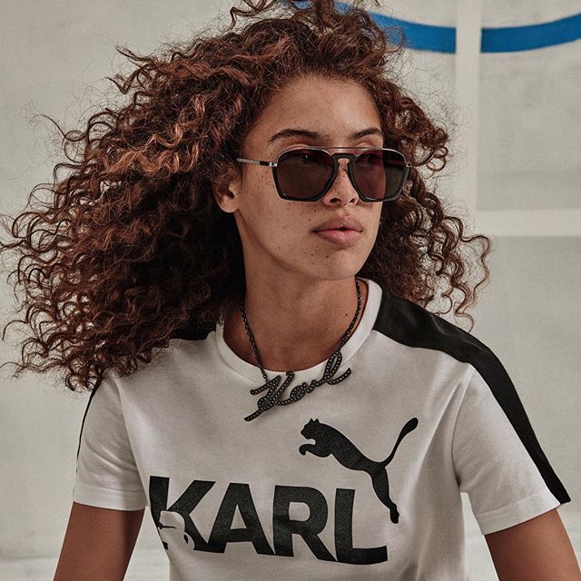 Layer up in streetwear essentials with a fresh, feminine aesthetic. The #KARLXPUMA collection launches worldwide today, at KARL LAGERFELD stores and on KARL.COM.