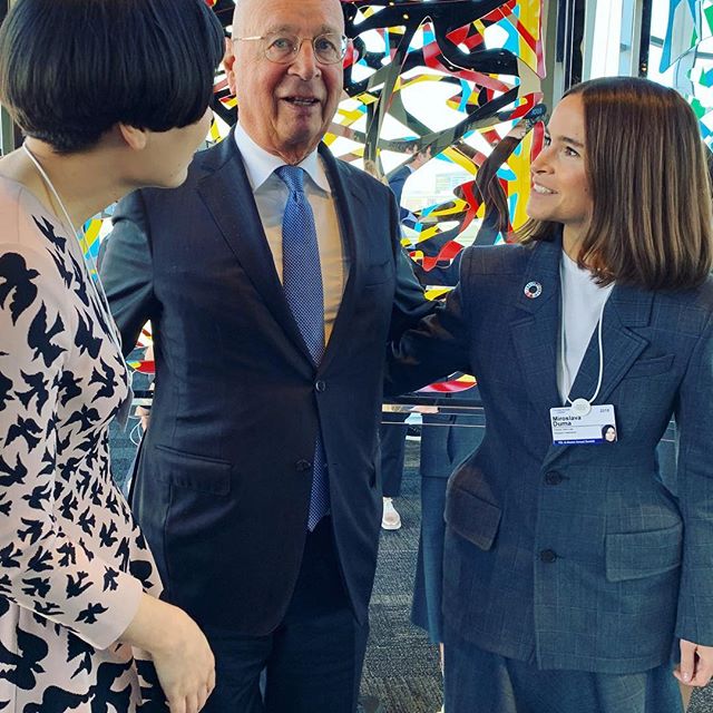 Presenting #Ambrosia2030 to one of my personal heroes, Mr. Klaus Schwab, possibly one of the most influential economic leaders of our century. Founder and CEO of The World Economic Forum, the International Organization for Public-Private Cooperation committed to improving the state of the world. @worldeconomicforum 
The Forum strategy is simple and effective: Bring together the most relevant leaders from all sectors of global society, and identify the best ways to address the world s most significant challenges.
It works. For almost 50 years, the Forum has been the catalyst for global initiatives, historic shifts, industry breakthroughs, economic ideas, and tens of thousands of projects and collaborations.