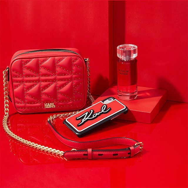 Before you paint the town red this December, discover KARL's edit of ruby accessories. #KARLHOLIDAYS