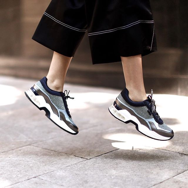Perfect for life in the city: bubble sneakers are the ideal mix of comfortable and chic. #KARLLAGERFELD
