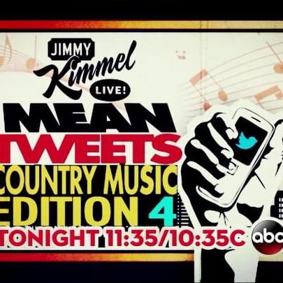 NEW #MeanTweets Country Music Edition TONIGHT! #SneakPeek #Kimmel #CMAawards @DierksBentley @SpaceyKacey @Midland