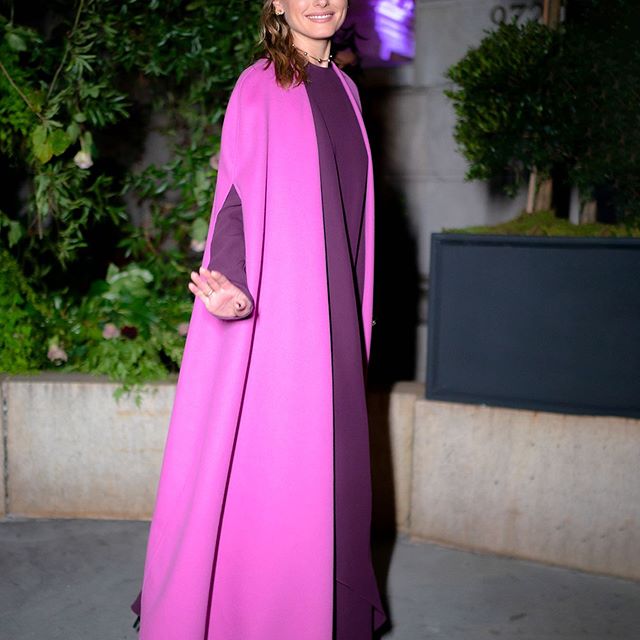 @maisonvalentino   Shades of purple for the launch of their new fragrance last night.