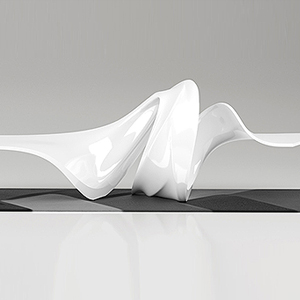 Zaha Hadid Design Лея гүнжийн үсний хэлбэртэй ширээ бүтээлээ