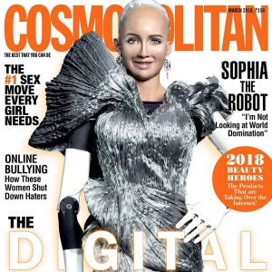 София робот Cosmopolitan сэтгүүлийн нүүрэнд гарчээ