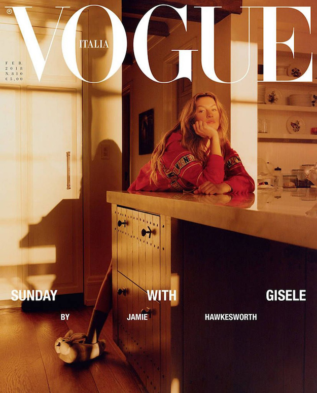 Будаггүй Жизель Бюндхен Vogue Italia сэтгүүлийн нүүр хуудас дээр Будаггүй Жизель Бюндхен Vogue Italia сэтгүүлийн нүүр хуудас дээр