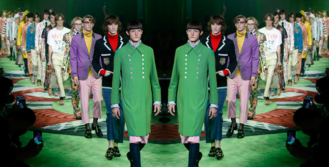 Эрэгтэй загварын долоо хоног: Gucci, хавар-зун 2017 Эрэгтэй загварын долоо хоног: Gucci, хавар-зун 2017