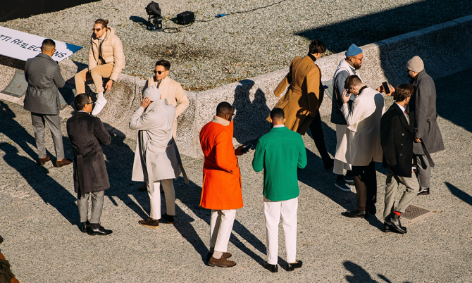 Pitti Uomo үзэсгэлэн дээрх Итали эрчүүдийн street style төрхүүд