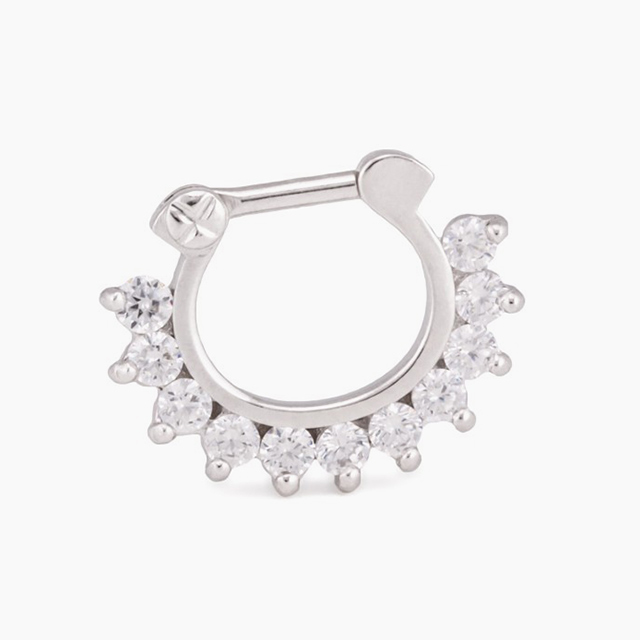 Болортой цагаан алтан хамарын цагираг<p><a href=\"http://store.painfulpleasures.com/body-jewelry/septum-jewelry/16g-crystal-jeweled-14kt-white-gold-septum-clicker-ring.html\" target=\"_blank\">painfulpleasures.com</a></p>