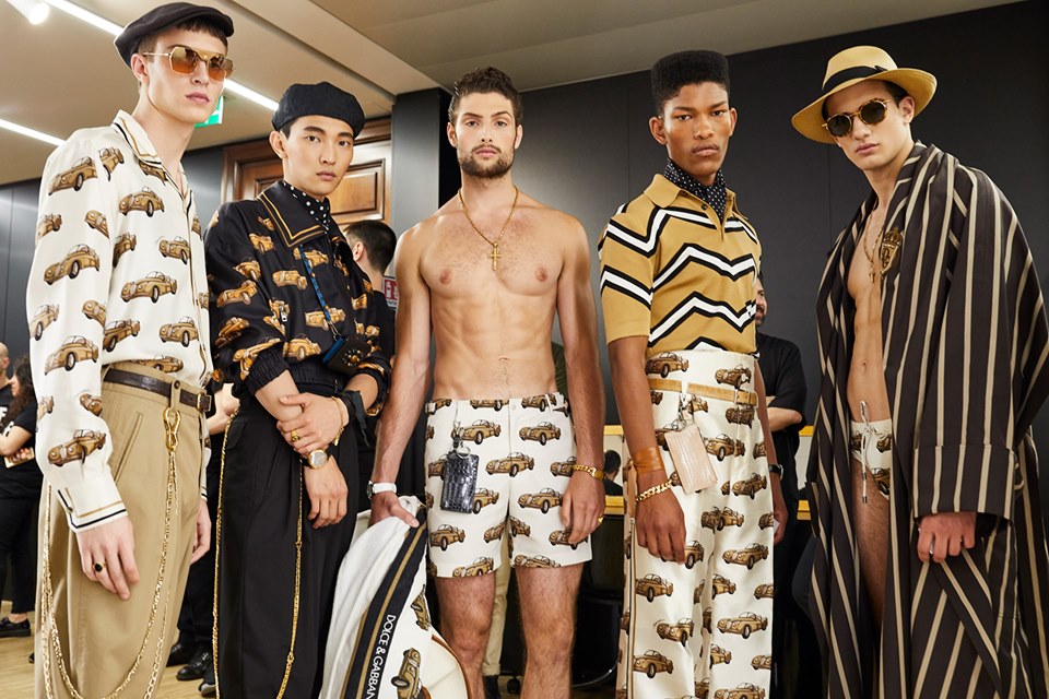 Халуун орны жимс, амьтдаар дүүрэн Dolce & Gabbana брэндийн эрэгтэй цуглуулга (фото 6)