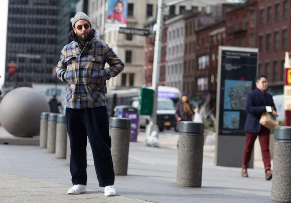 Street style: Нью-Йоркийн эрэгтэй загварын долоо хоног, намар-өвөл 2017 (фото 11)