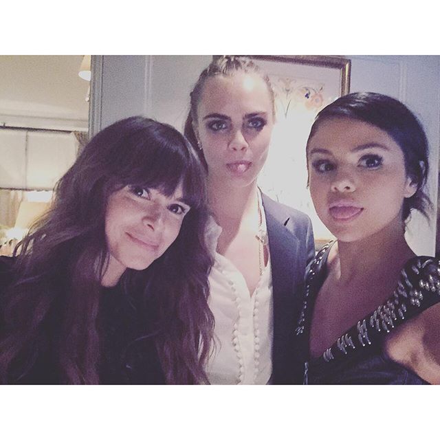 About last night @selenagomez @caradelevingne @louisvuitton #LVSeries3 #louisvuitton