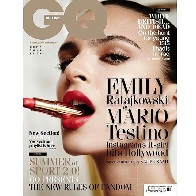 THE PERFECT @EMRATA FOR @BRITISHGQ, SEPTEMBER ISSUE.LA PERFECTA @EMRATA PARA @BRITISHGQ, LA EDICIÓN DE SETIEMBRE.@kegrand @hairbychristiaan @ctilburymakeup @dylanjonesgq