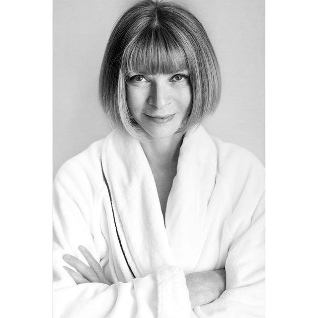 TOWEL SERIES 82, ANNA WINTOUR. #MarioTestino #TowelSeries @VogueMagazine