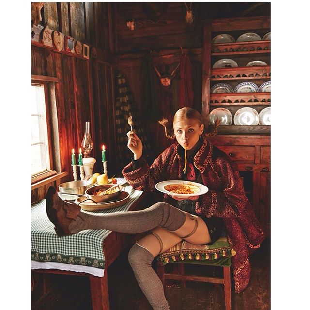 I ️ PIppi Longstocking! #septissue @voguejapan  Ana S. by @giampaolosgura styled by #AdR #adronset make up by @jessicanedza hair by #PaoloSoffiatti casting by @pg_dmcasting @chanelofficial